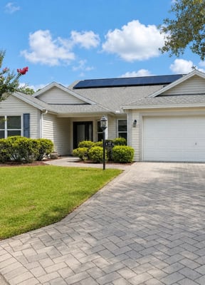Hawkins Azure screened pool with spa
